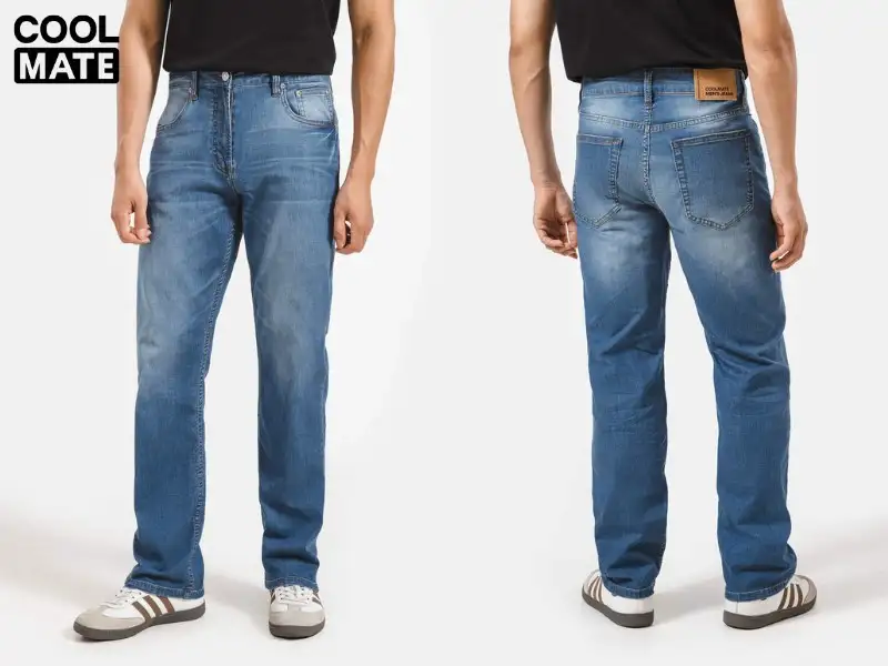 Quần Jeans nam siêu nhẹ dáng Straight