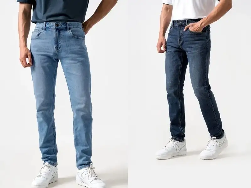 Quần jean nam slim-fit có đặc điểm gì?