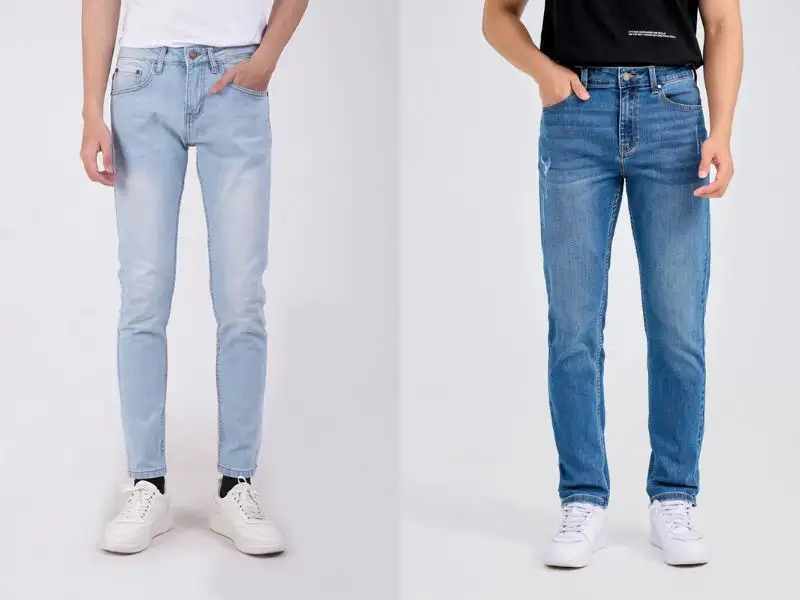 Quần slim fit mài sở hữu vẻ đẹp độc đáo và mạnh mẽ