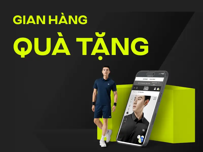 gian hàng quà tặng Coolmate