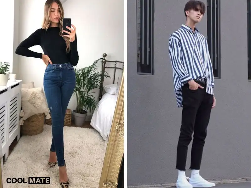 Jean skinny giúp tôn lên dáng người của người mặc