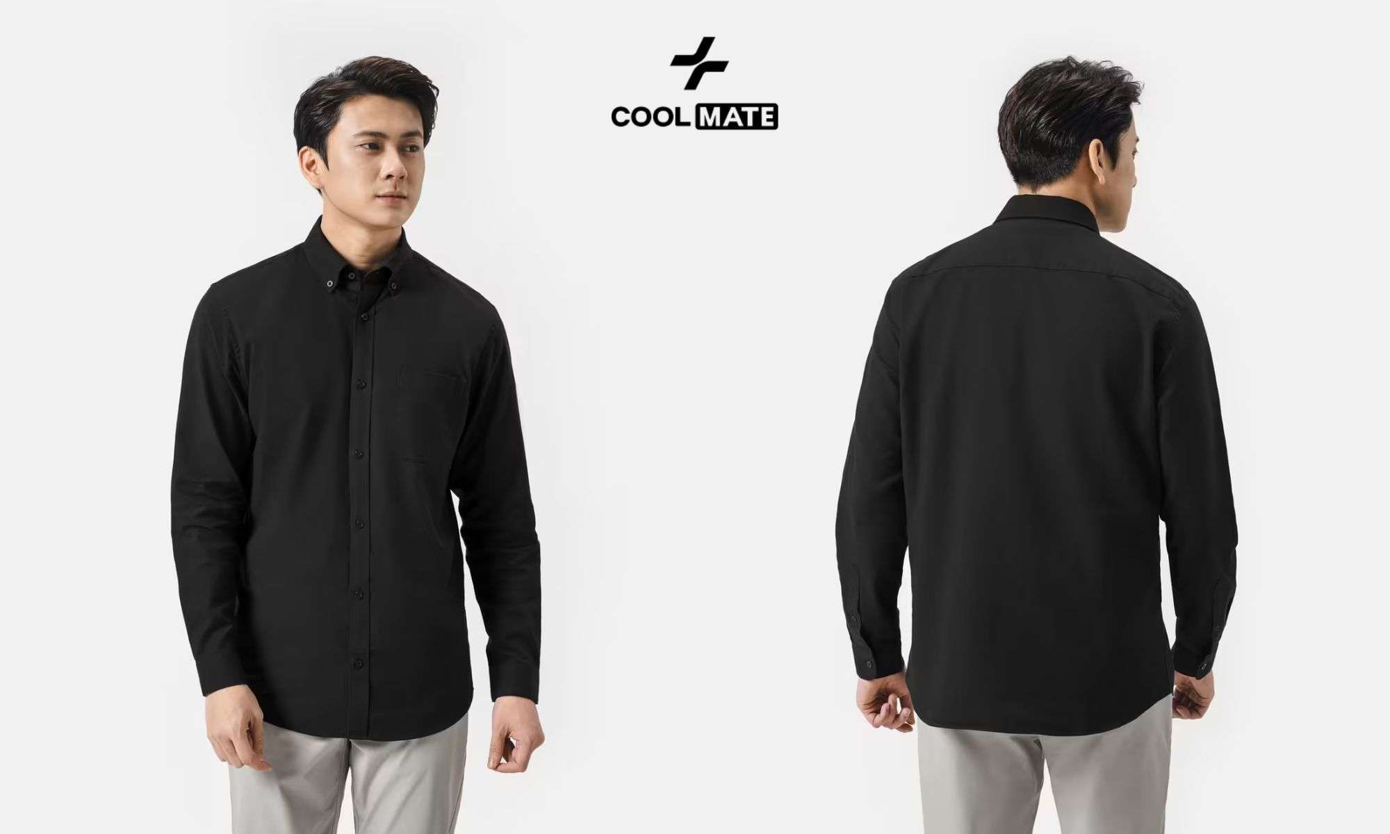 Áo Sơ Mi Dài Tay Essentials Cotton