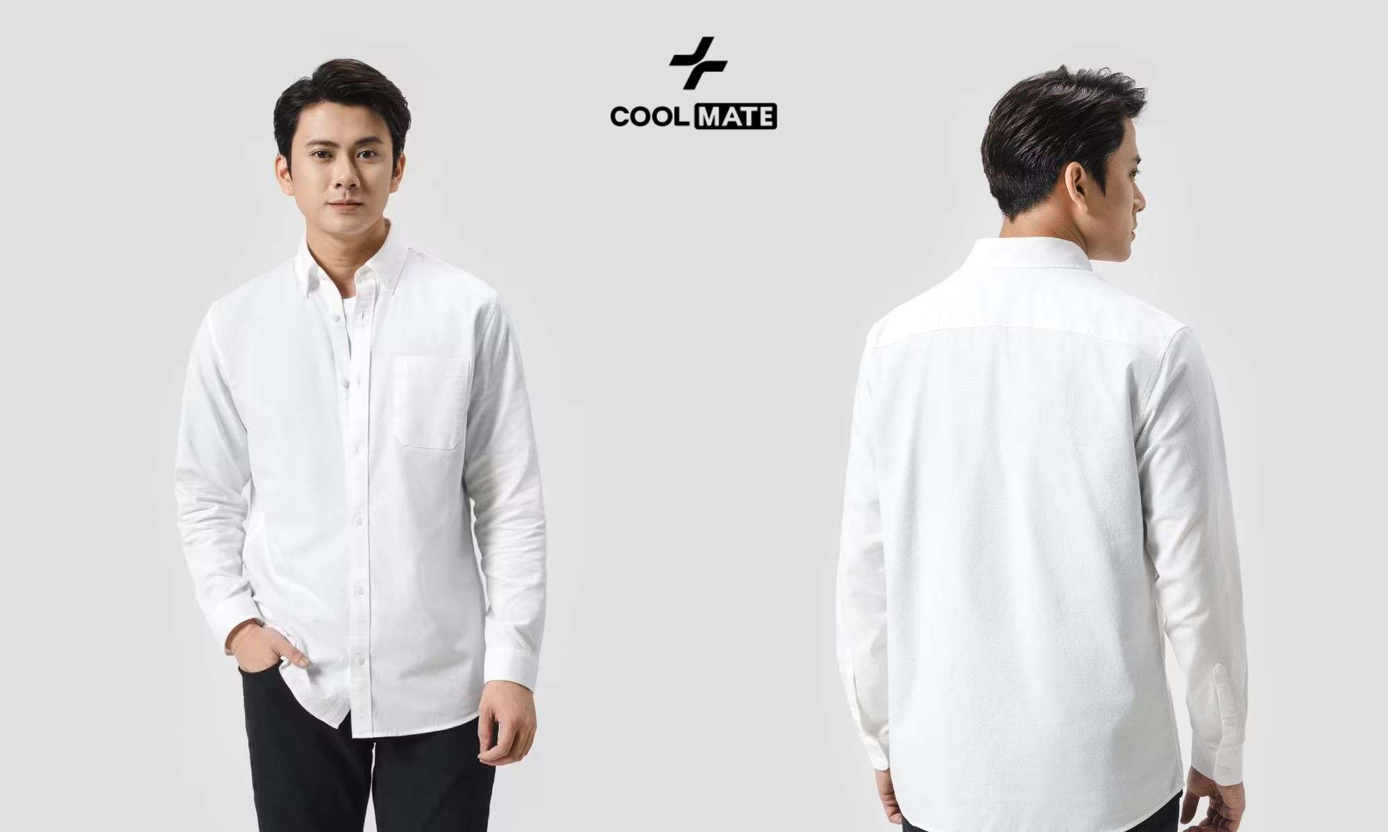 Áo Sơ Mi Dài Tay Essentials Cotton