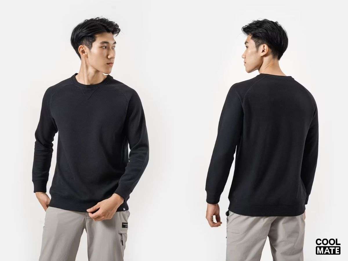 Thiết kế tay raglan trên dòng áo nỉ Lifewear tạo điểm nhấn phong cách tinh tế