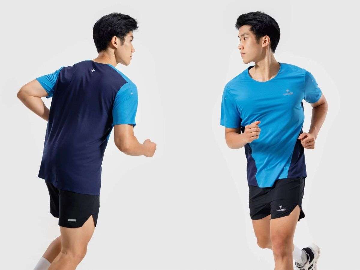 Áo thun chạy bộ không đường may CoolFast