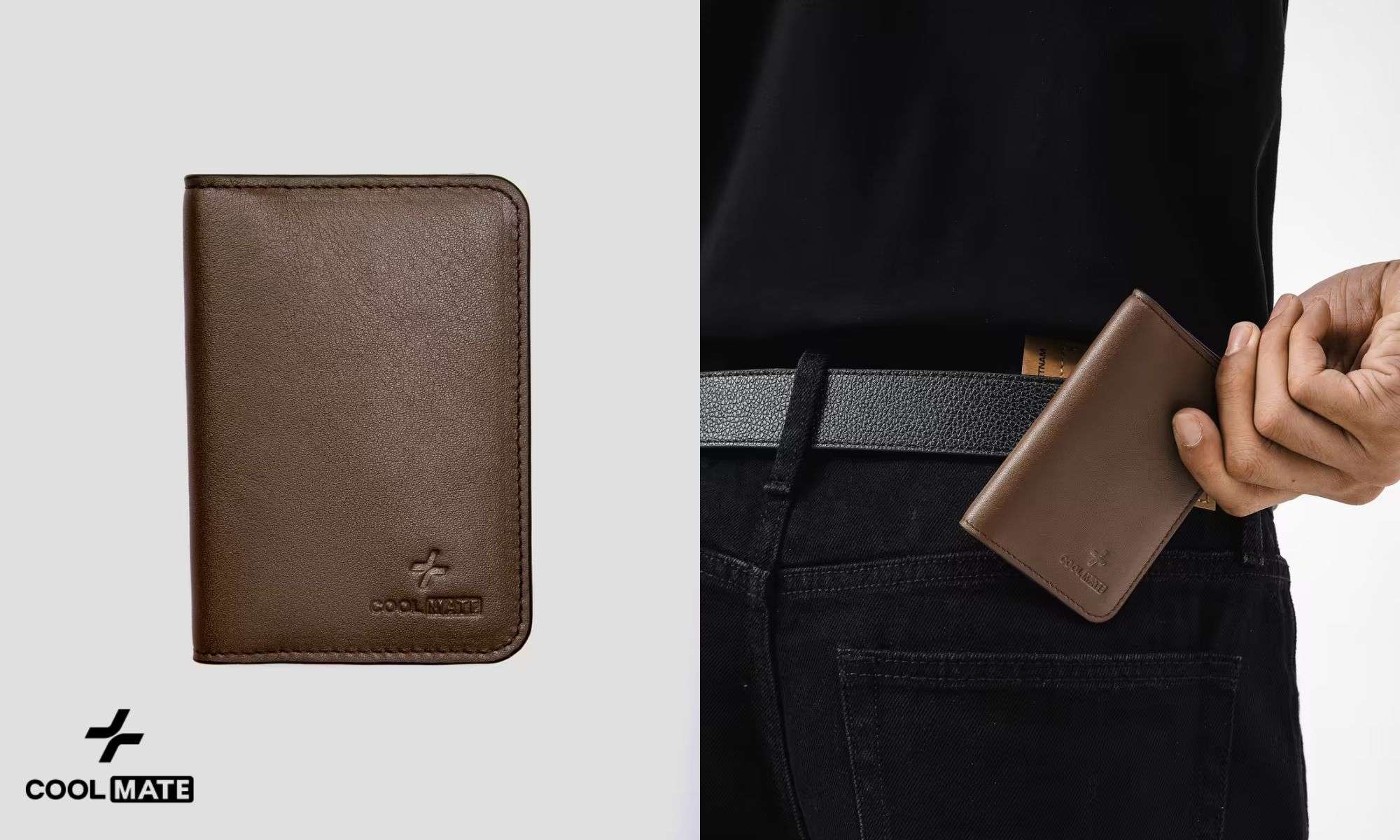 Card Holder nam Coolmate da bò Nappa