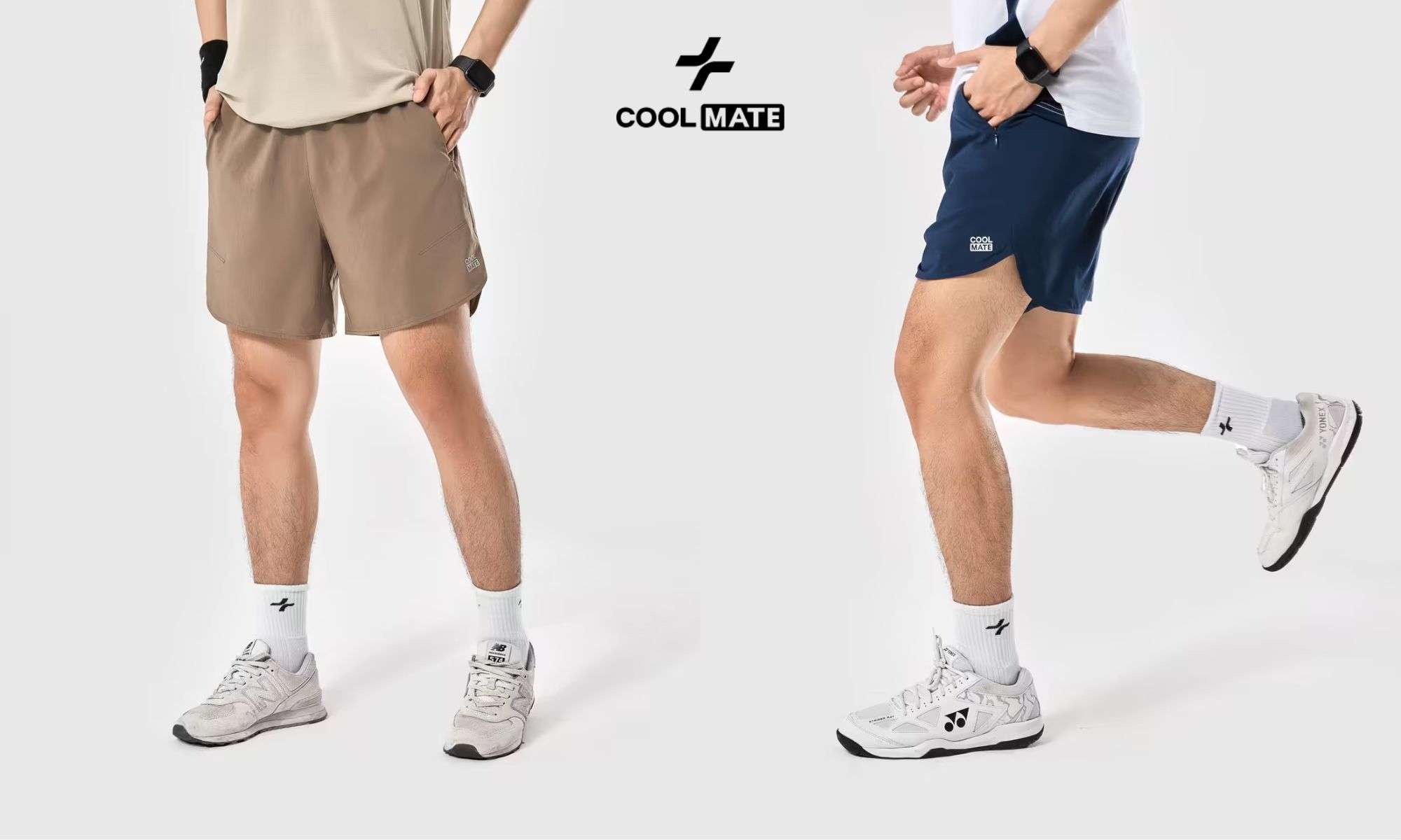 Shorts thể thao nam 6inch túi zipped - Tiện lợi và an toàn với túi khóa kéo