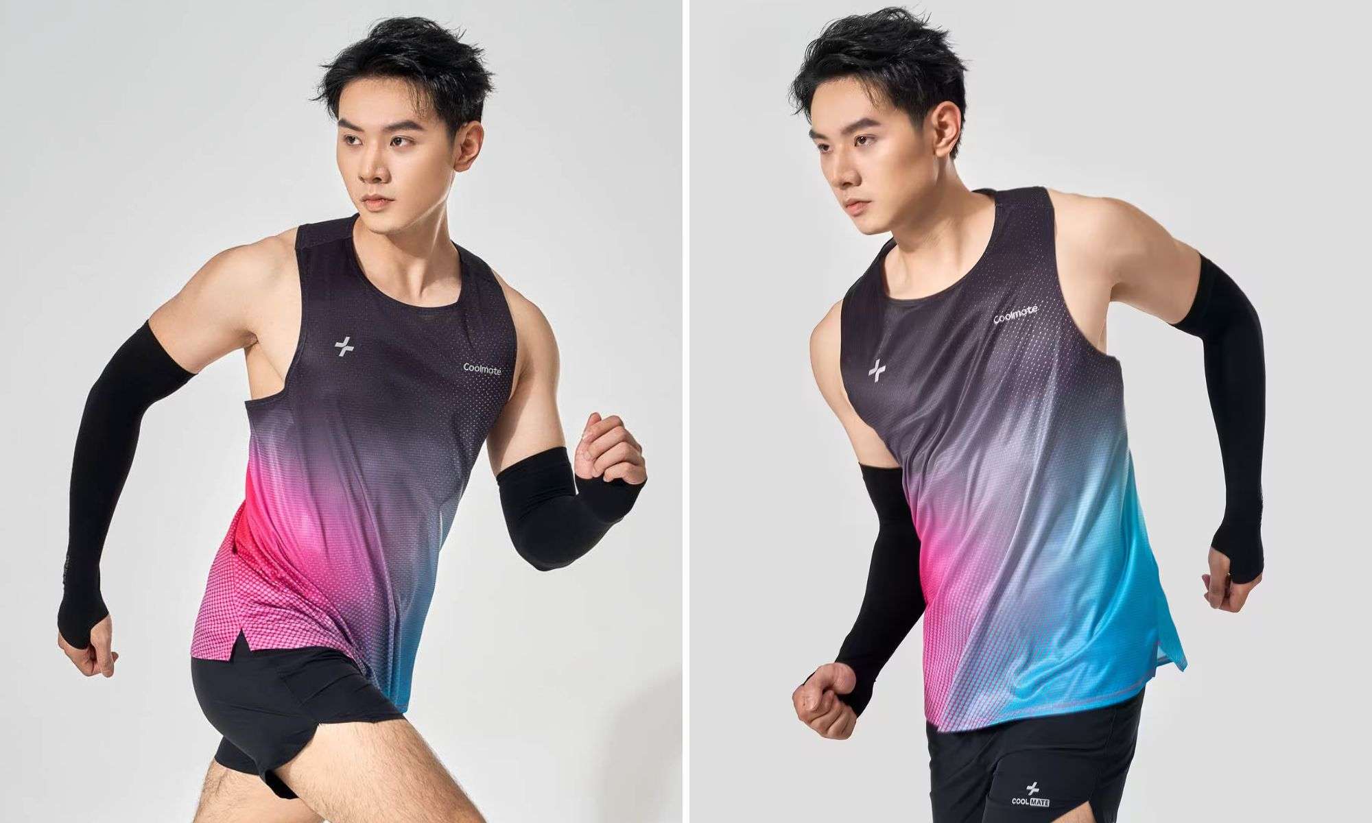 Singlet chạy bộ AirRush Gradient nhẹ và thoáng khí