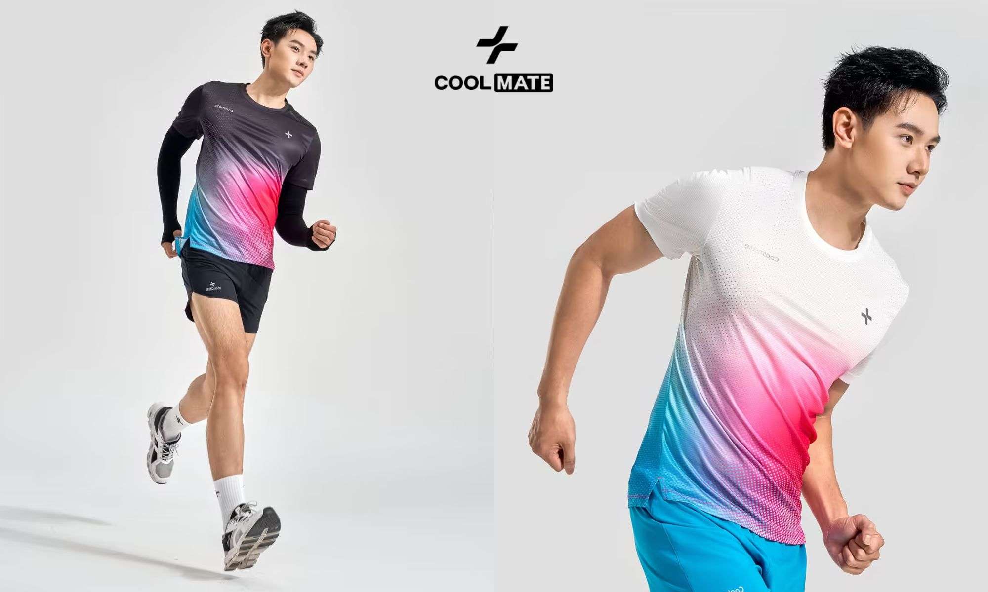 T-shirt chạy bộ AirRush Gradient với thiết kế chuyển màu thời trang và độc đáo