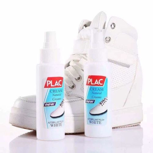 Chất tẩy rửa chuyên dụng như thuốc tẩy, nước giặt chuyên dụng dành cho giày trắng giúp làm sạch giày trắng tốt hơn