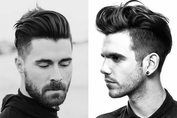 Pompadour đặc biệt phù hợp với các anh chàng để râu