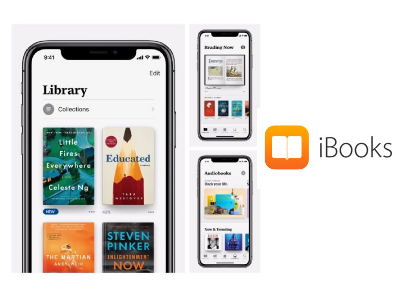 iBooks là ứng dụng đọc sách miễn phí trên IOS rất được yêu thích 
