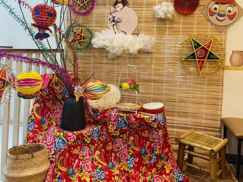 Ở A tê coffee & tea lại có góc sống ảo dành riêng cho các bạn nhỏ