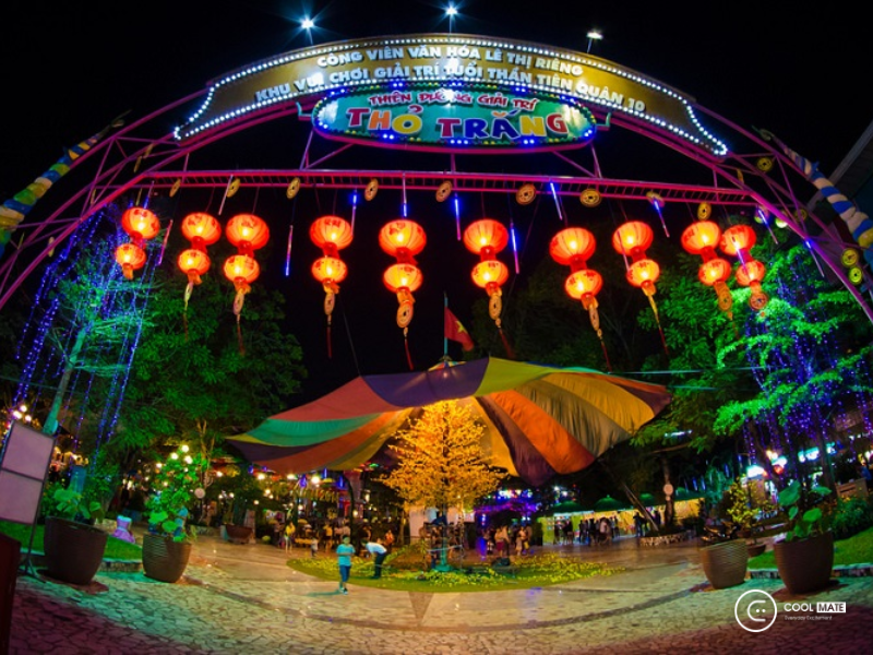 Công viên Thỏ Trắng là một trong những địa điểm đi chơi trung thu ở Sài Gòn miễn phí