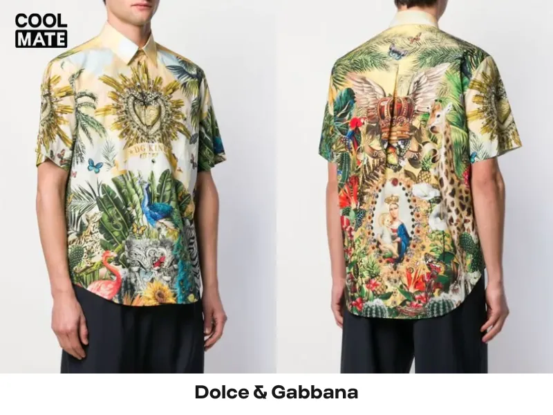 Dolce & Gabbana Tropical ‘superhero King’ Shirt