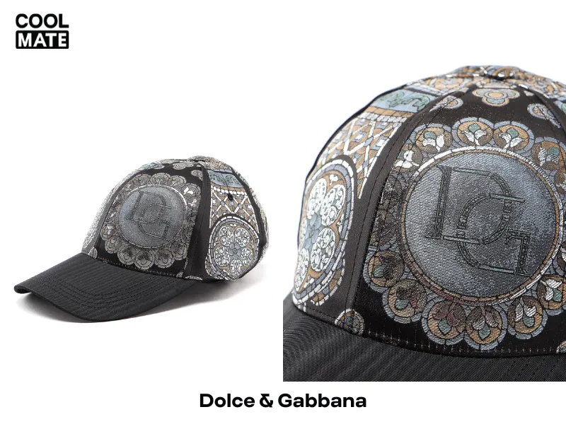 Dolce & Gabbana Jacquard Baseball Cap