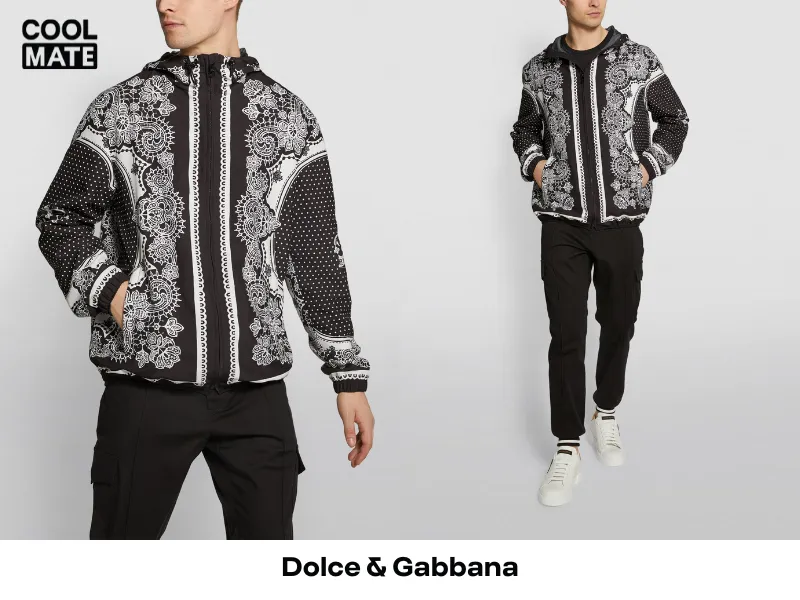 Dolce & Gabbana Bandana Print Jacket