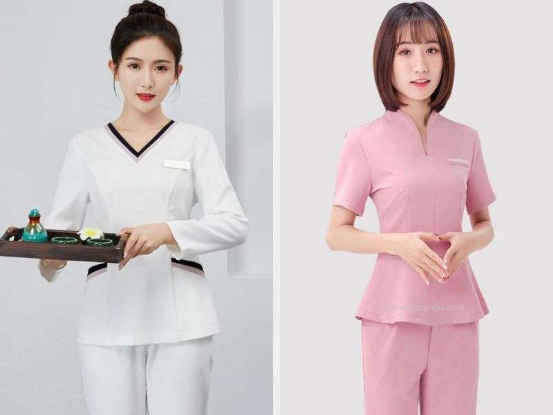 đồng phục lễ tân