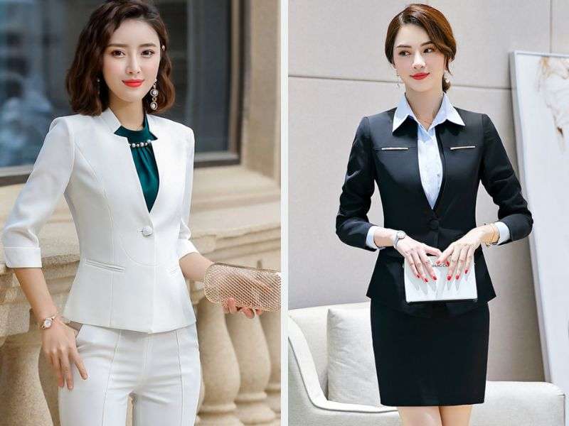 đồng phục lễ tân