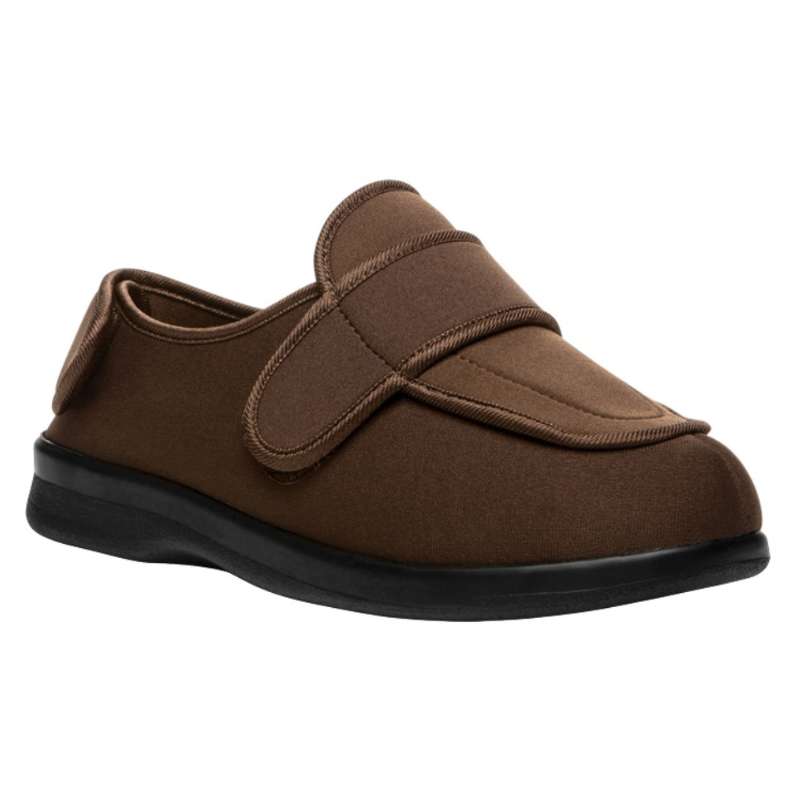 Giày slippers nam có gót chất liệu dạ 