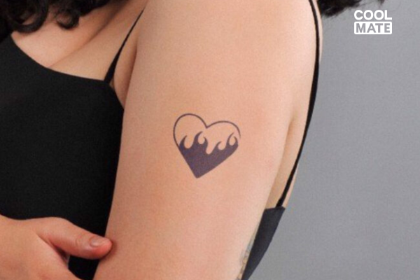 Tuấn Huế Xăm Hình Tattoo Đẹp Quận 9 - Thủ Đức - Thiết kế riếng cho 2 bạn  Chữ đầu tên của nhau lồng trong quả tim Chúc 2 bạn mãi hạnh