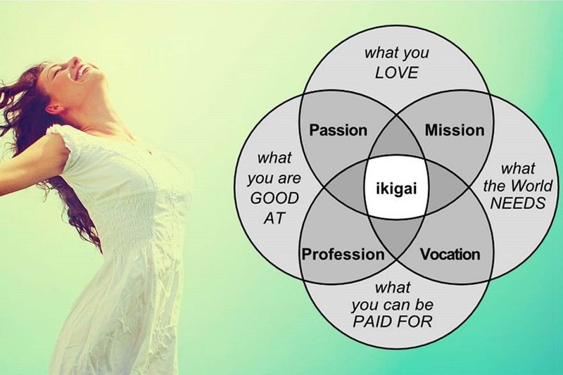 Hình ảnh minh họa quá trình suy nghĩ, tìm kiếm Ikigai