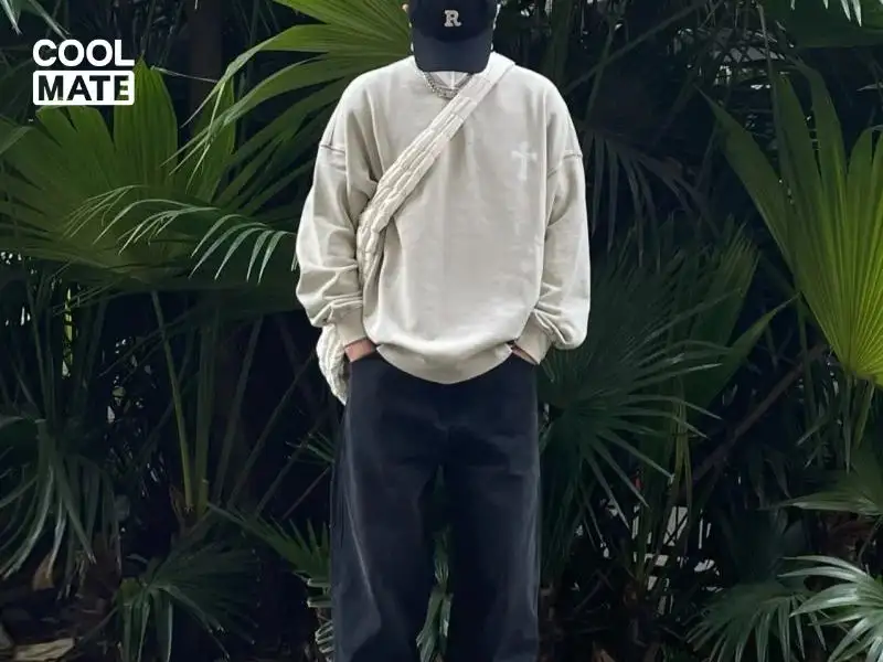 Sự thoải mái của quần jeans và vẻ ấm áp áo sweater