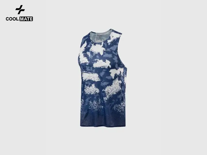 Áo Singlet thể thao chạy bộ Graphic Frostly Mountain Coolmate