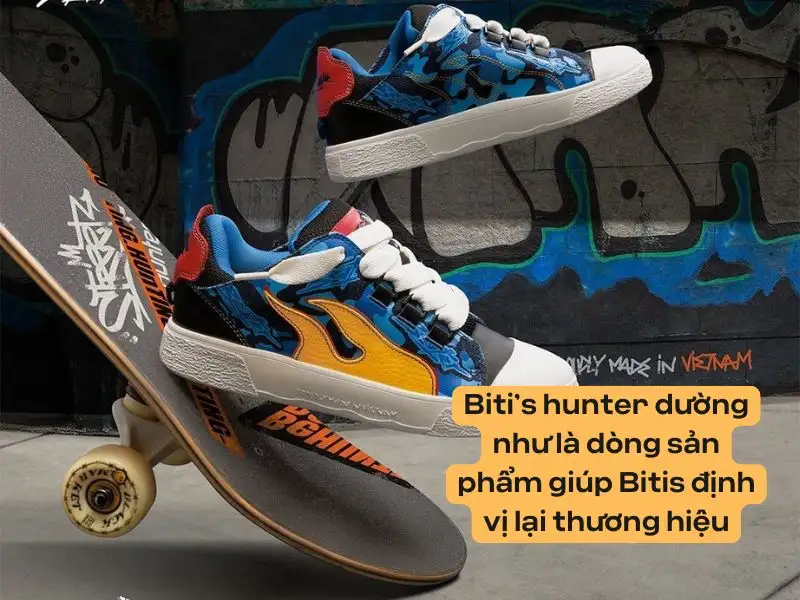 Bitis hunter giúp thương hiệu lấy lại vị trí trong lòng khách hàng (Ảnh: Biti's)