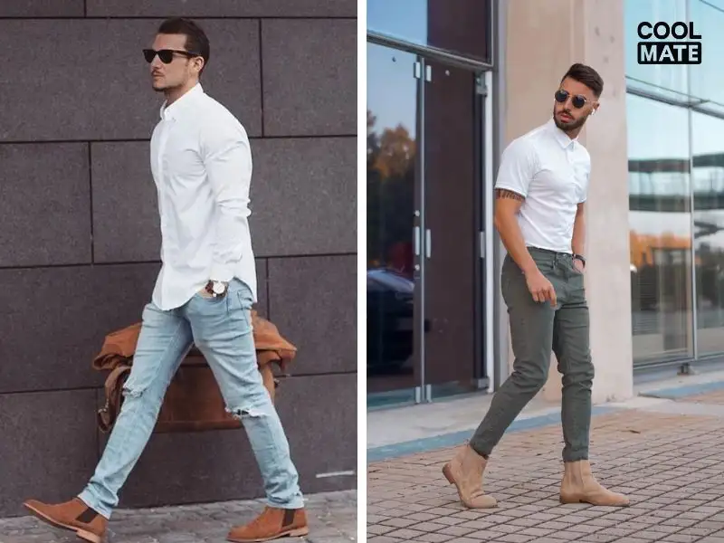 Bí kíp phối đồ với giày chelsea boot nam mang đến sự lịch lãm