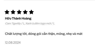 Feedback của khách hàng về áo thể thao vải Recycle