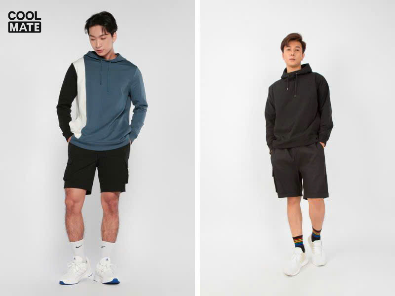 Cách phối áo hoodie nam