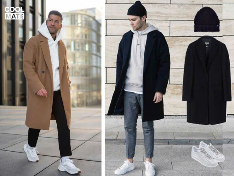 Cách phối áo hoodie nam