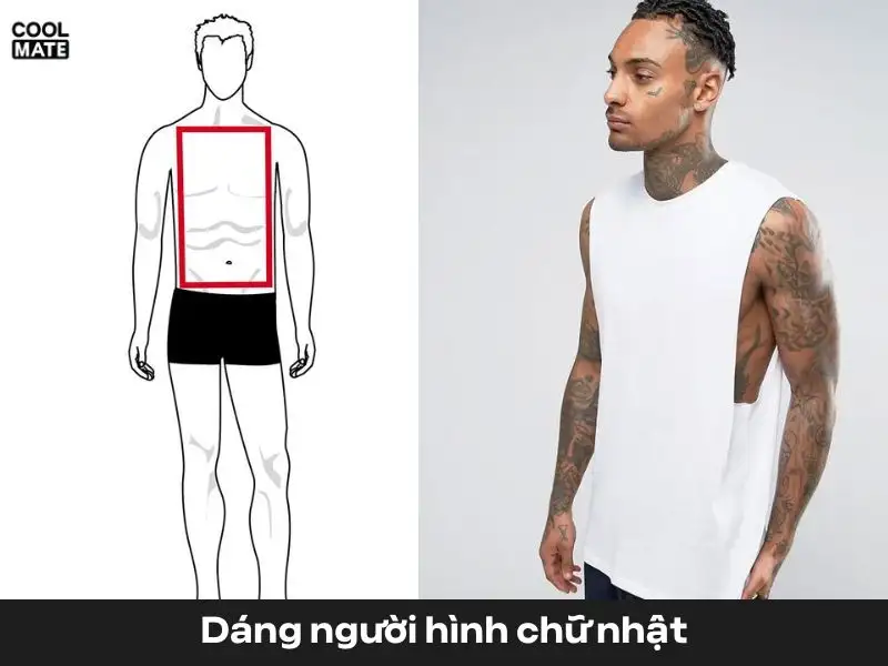 Dáng người hình chữ nhật