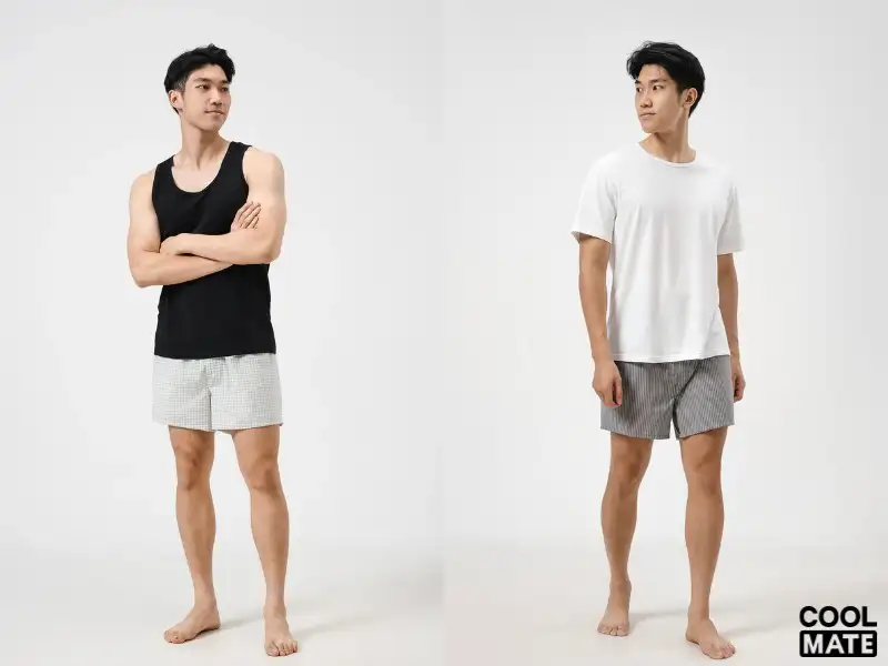 Quần boxer short có thiết kế hiện đại và đa năng