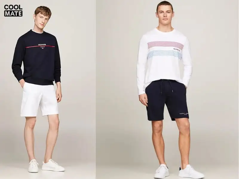 Chất liệu của sản phẩm quần short nam cao cấp nhà Tommy Hilfiger chủ yếu là kaki cao cấp