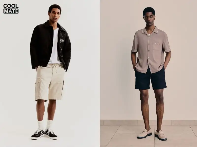 Quần short H&M đa dạng về kiểu dáng, mẫu mã