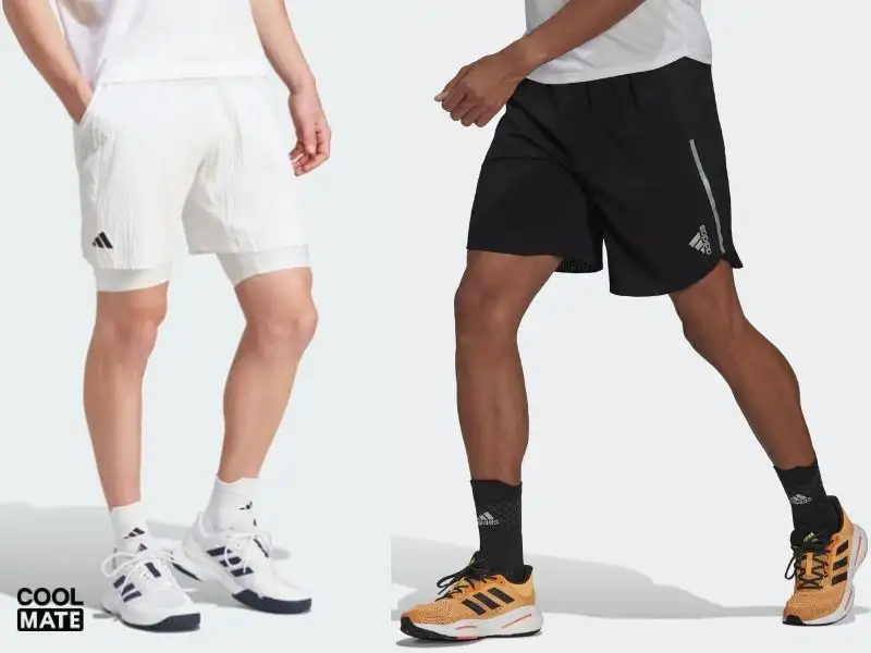 Quần short nam cao cấp Adidas có kiểu dáng thể thao đặc trưng, thoải mái phù hợp cho vận động