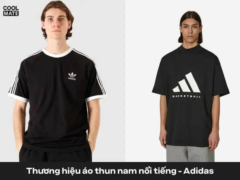 Áo thun nam thương hiệu adidas