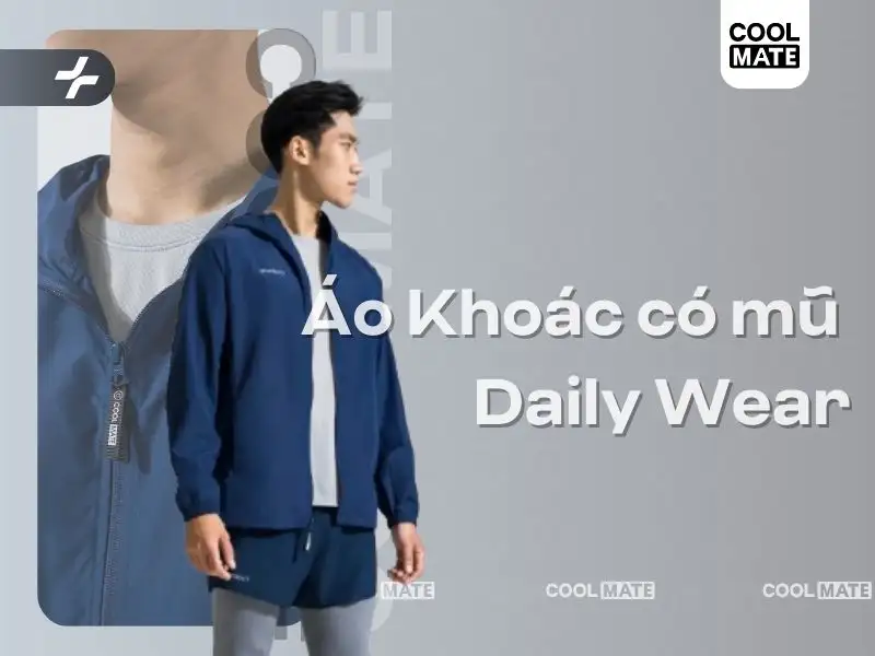 Áo Khoác Nam có mũ Daily Wear