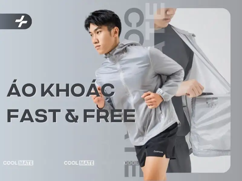 Áo Khoác Nam chạy bộ Fast & Free