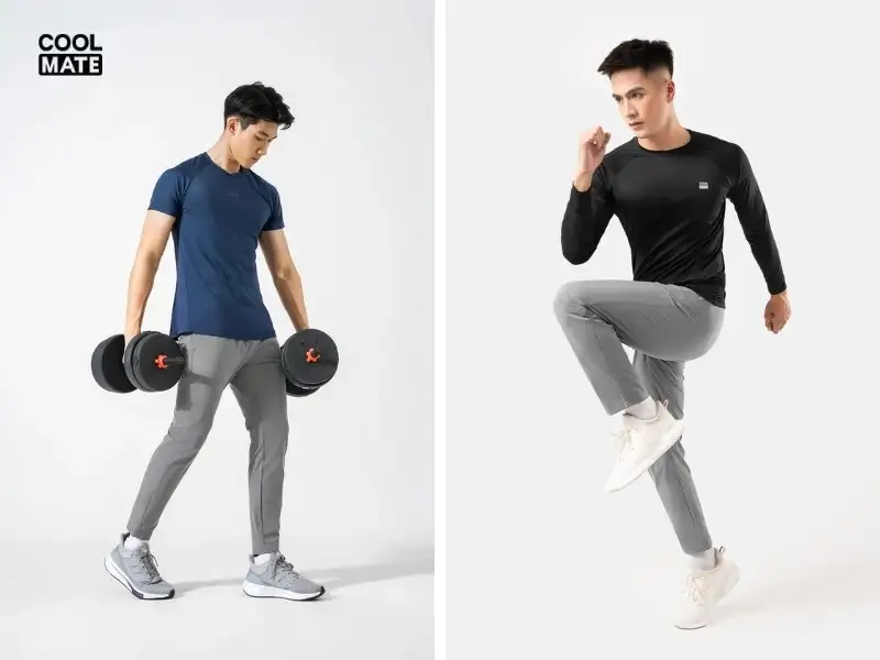 Dễ dàng tập luyện với quần jogger Coolmate Graphene