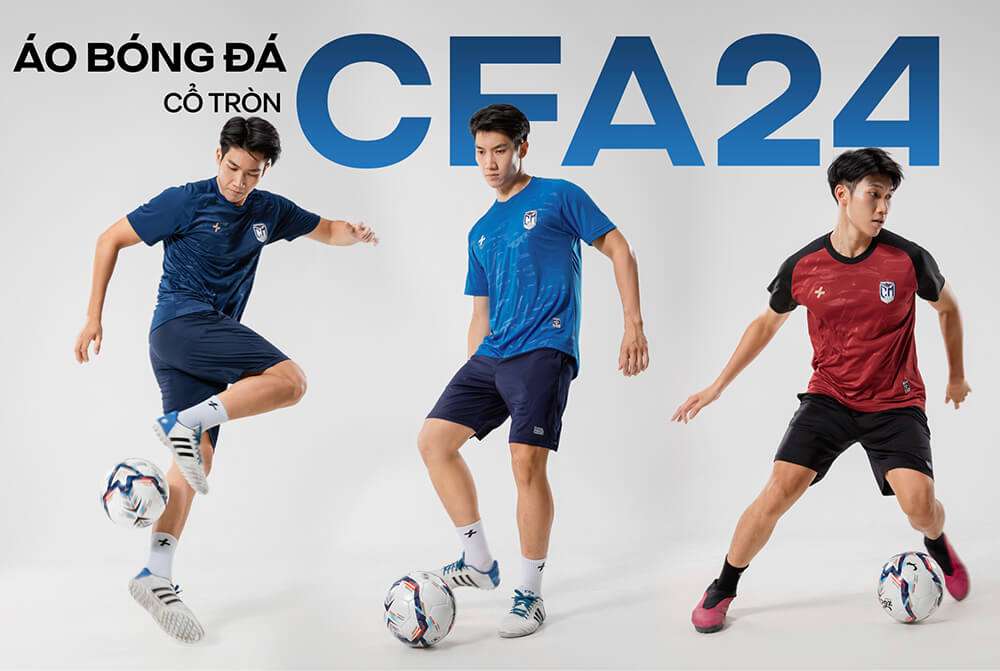 ao-bong-da-co-tron-cfa24-coolmate-nhieu-mau