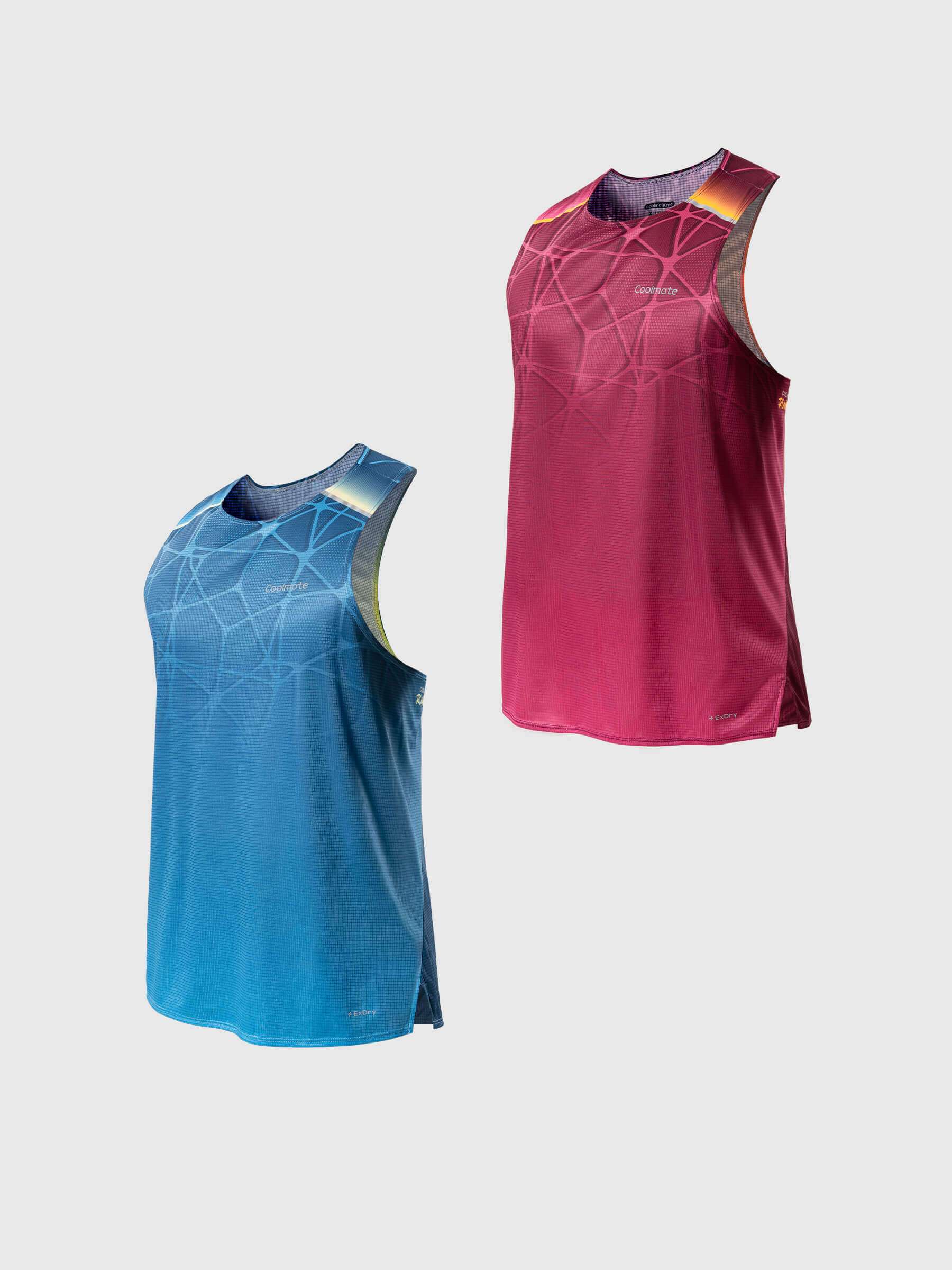 Combo 2 Áo Singlet Nam Chạy Bộ Graphic Photic Zone
