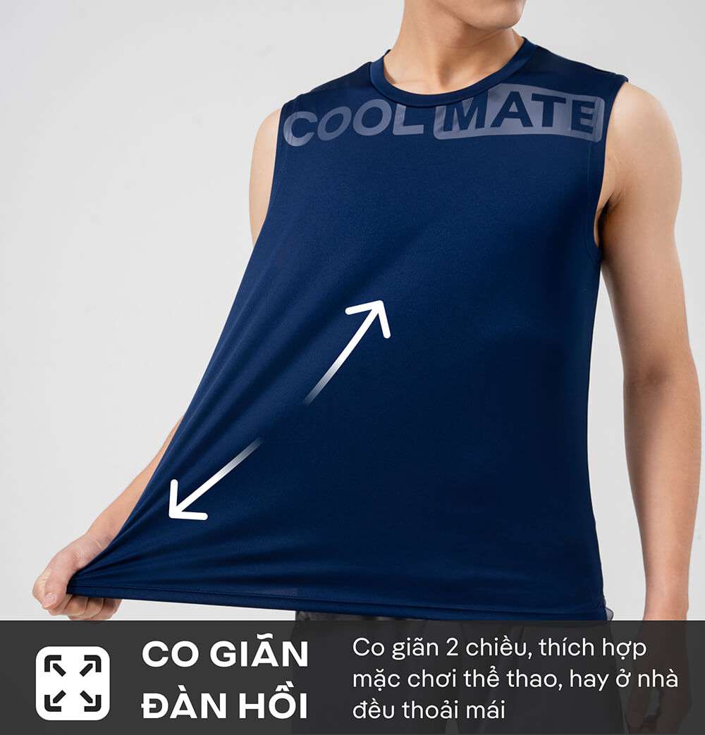 Áo tanktop active co giãn đàn hồi tốt