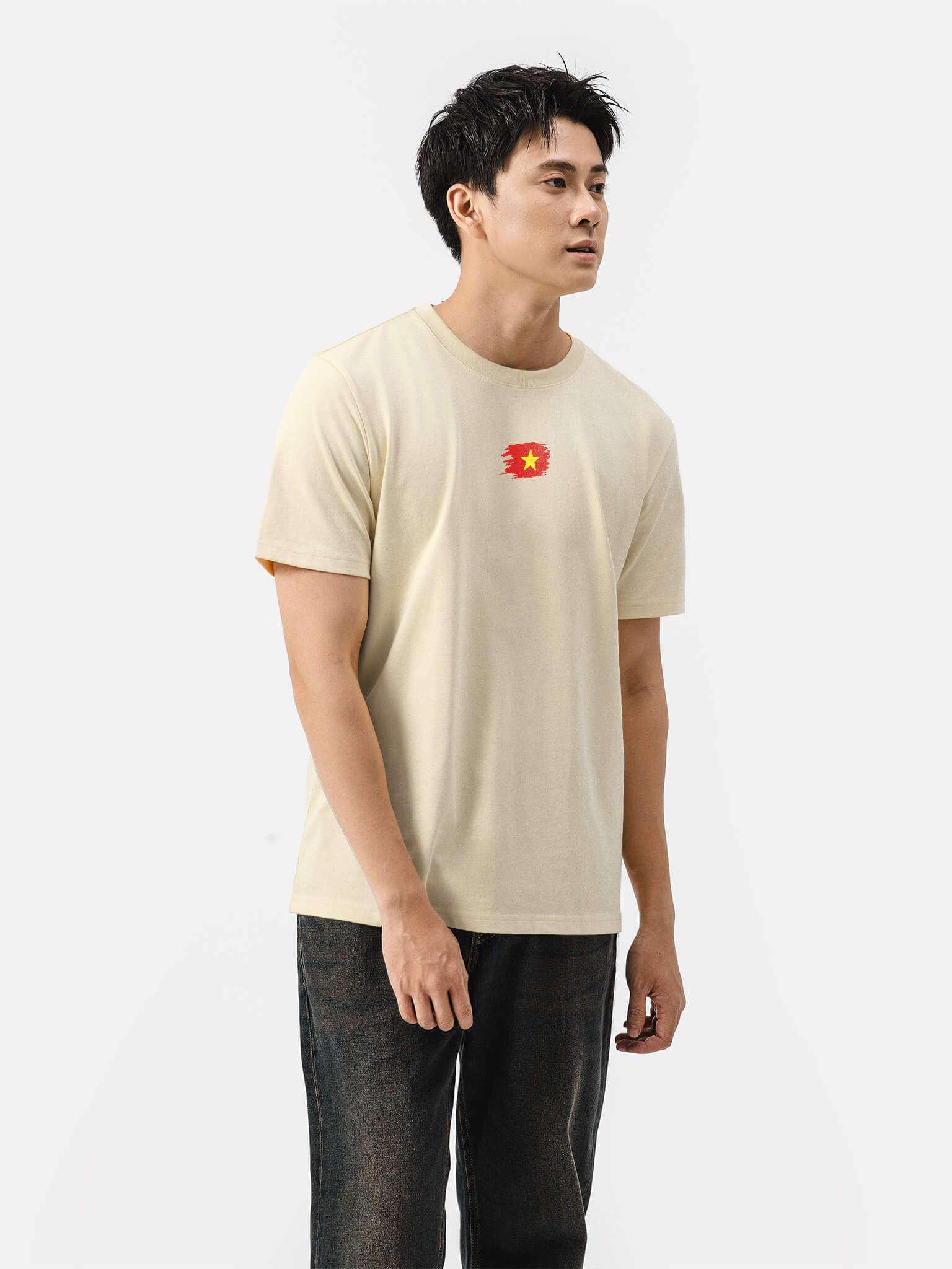 Áo thun Cotton 220gsm Liên Khúc Chữ Tee