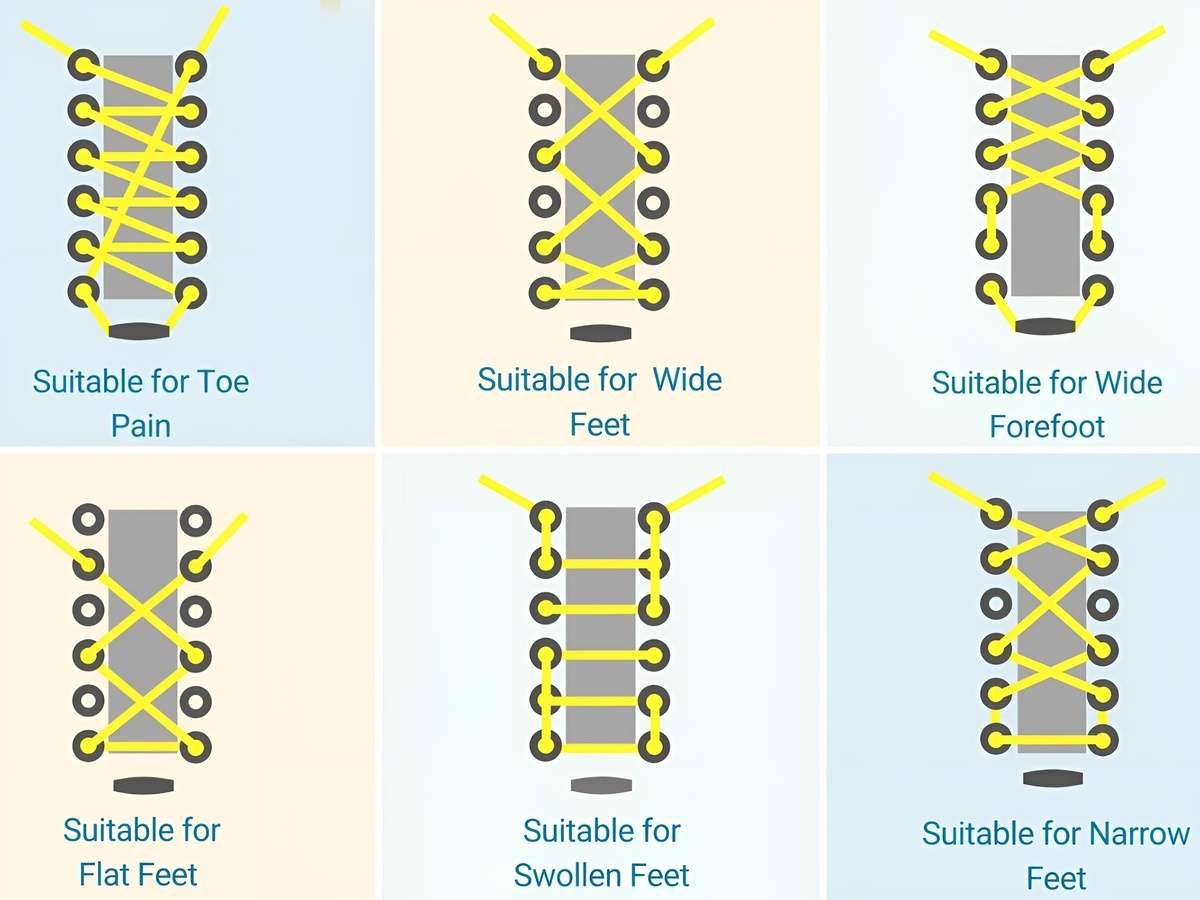 Việc tùy chỉnh cách buộc dây giày theo dáng chân sẽ giúp bạn có được trải nghiệm tốt nhất