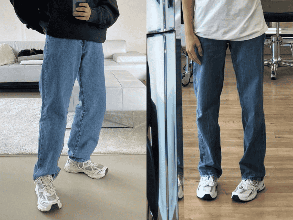 Phối giày chunky cùng cùng jeans