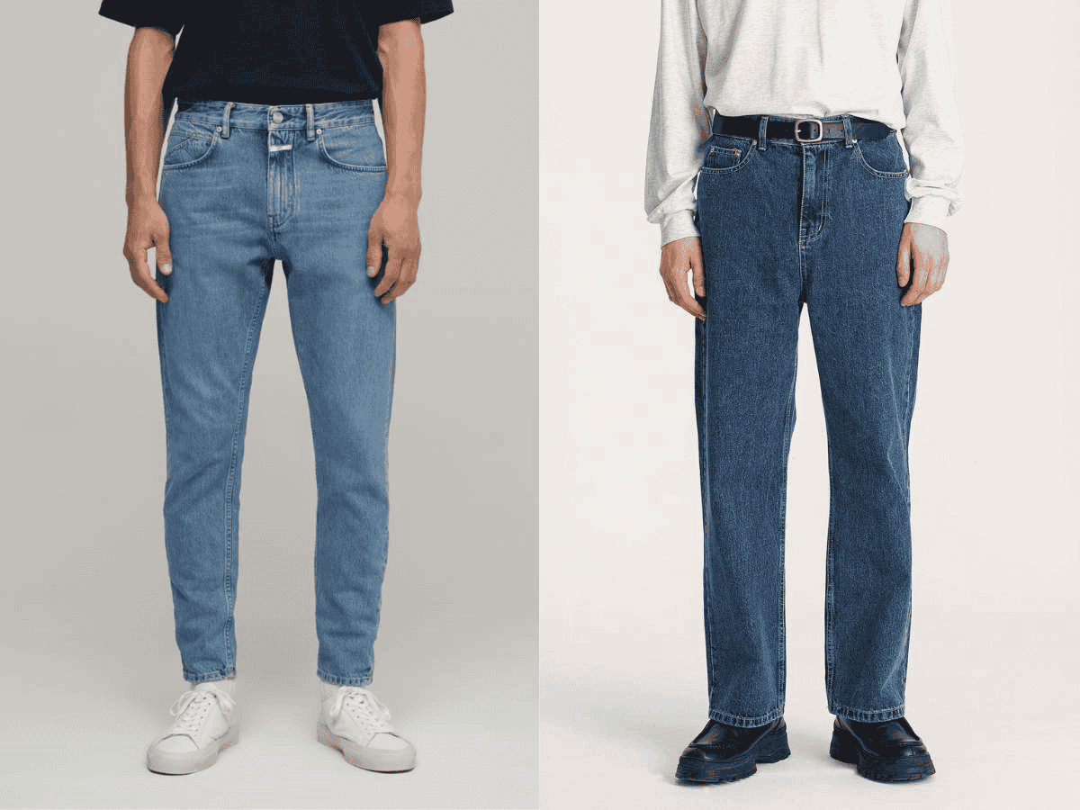 Phối form quần jean với giày phù hợp