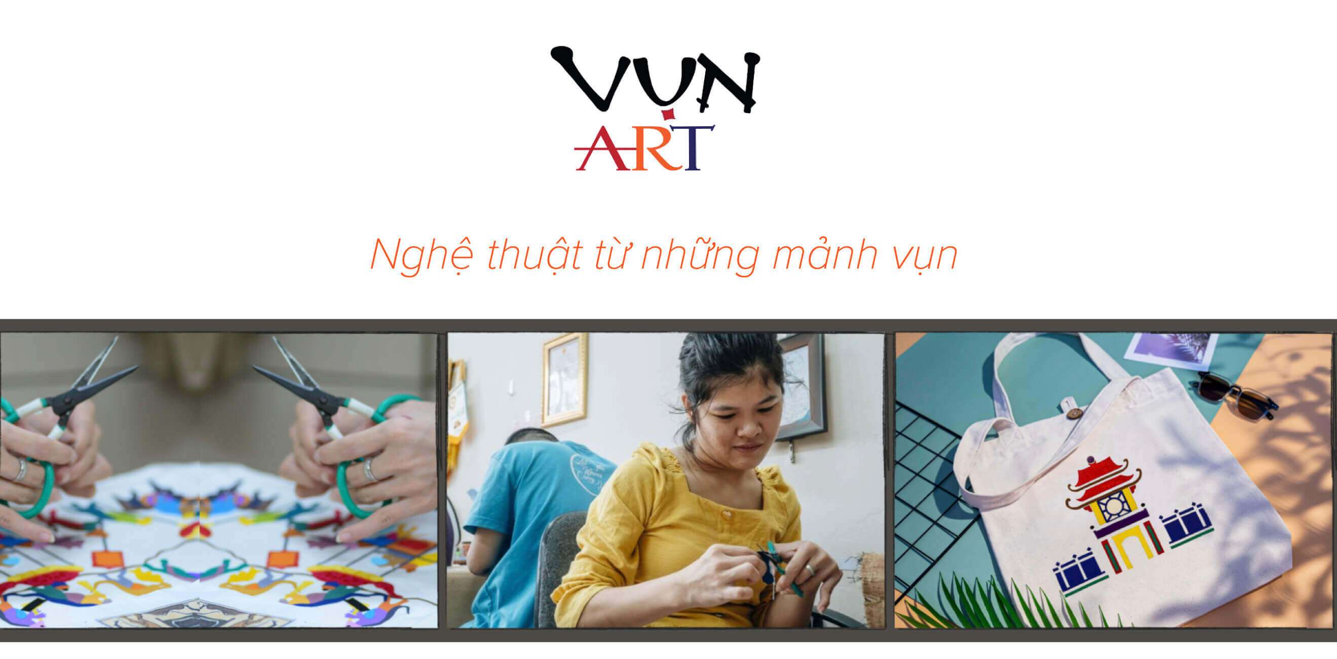 Giới thiệu về Vụn Art, nghệ thuật từ những mảnh vụn được tạo ra bởi người khuyết tật